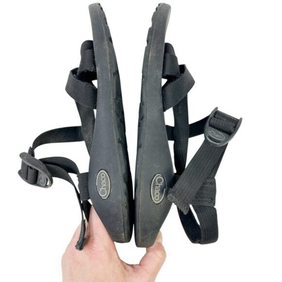 Chaco Z/2 Classic Black Adjustable Strap Toe Loop Hiking Sandals Women 9 Outdoor - Picture 10 of 16